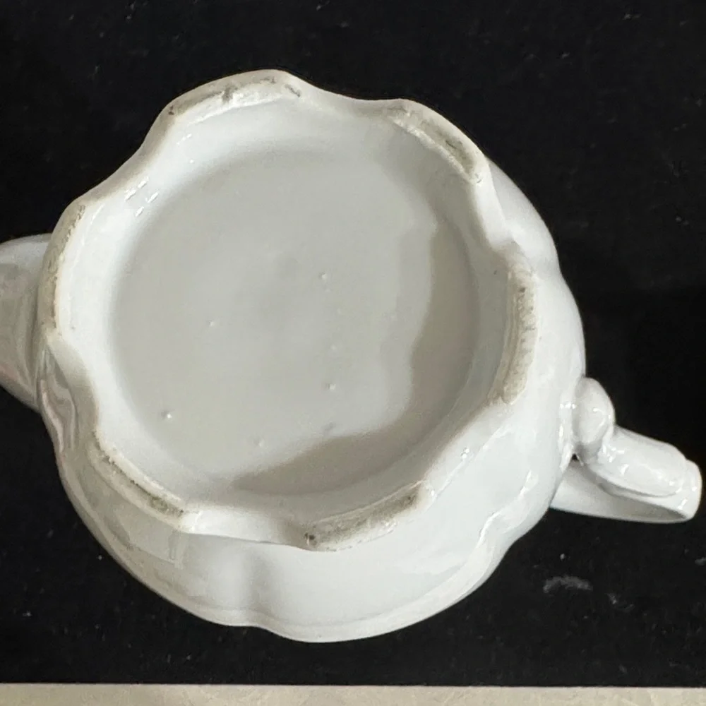 Royal Sealy Teapot China Moss Rose Japan Vtg